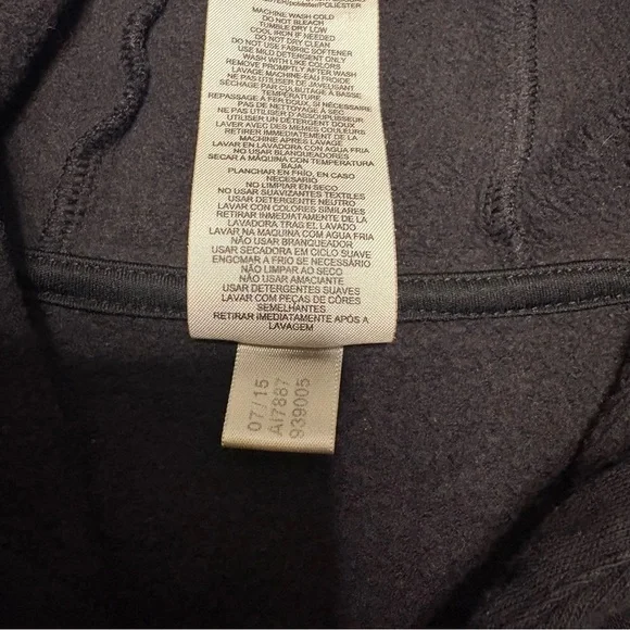 Adidas Junior’s Medium Black Hoodie with Multicolor Logo - Picture 8 of 12